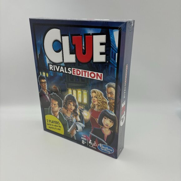 Clue Rivals Edition Kids Family Board Game, Hasbro Gaming, Play Night NEW - Picture 1 of 3